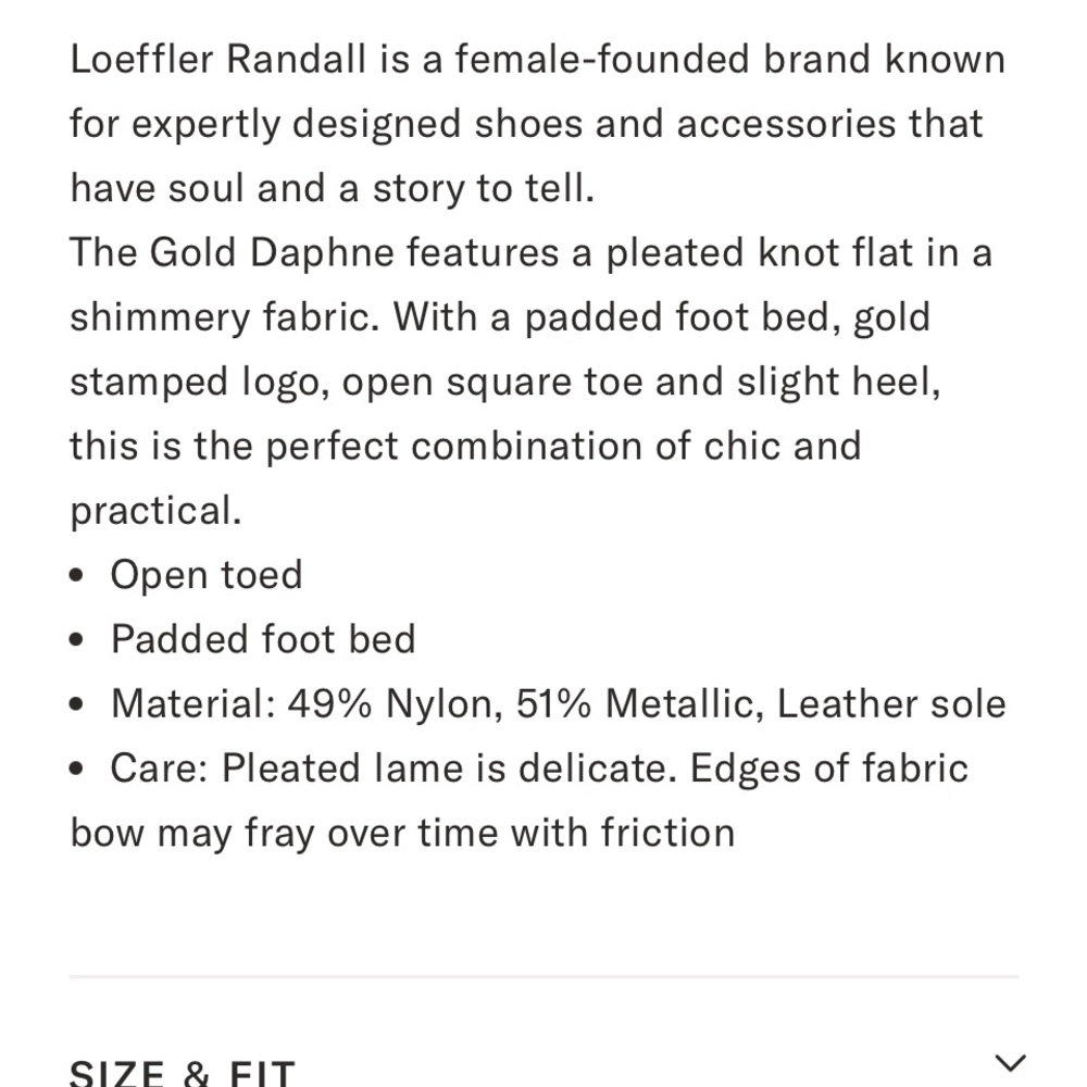 Loeffler Randall Gold Daphne Sandal - Picture 9 of 9